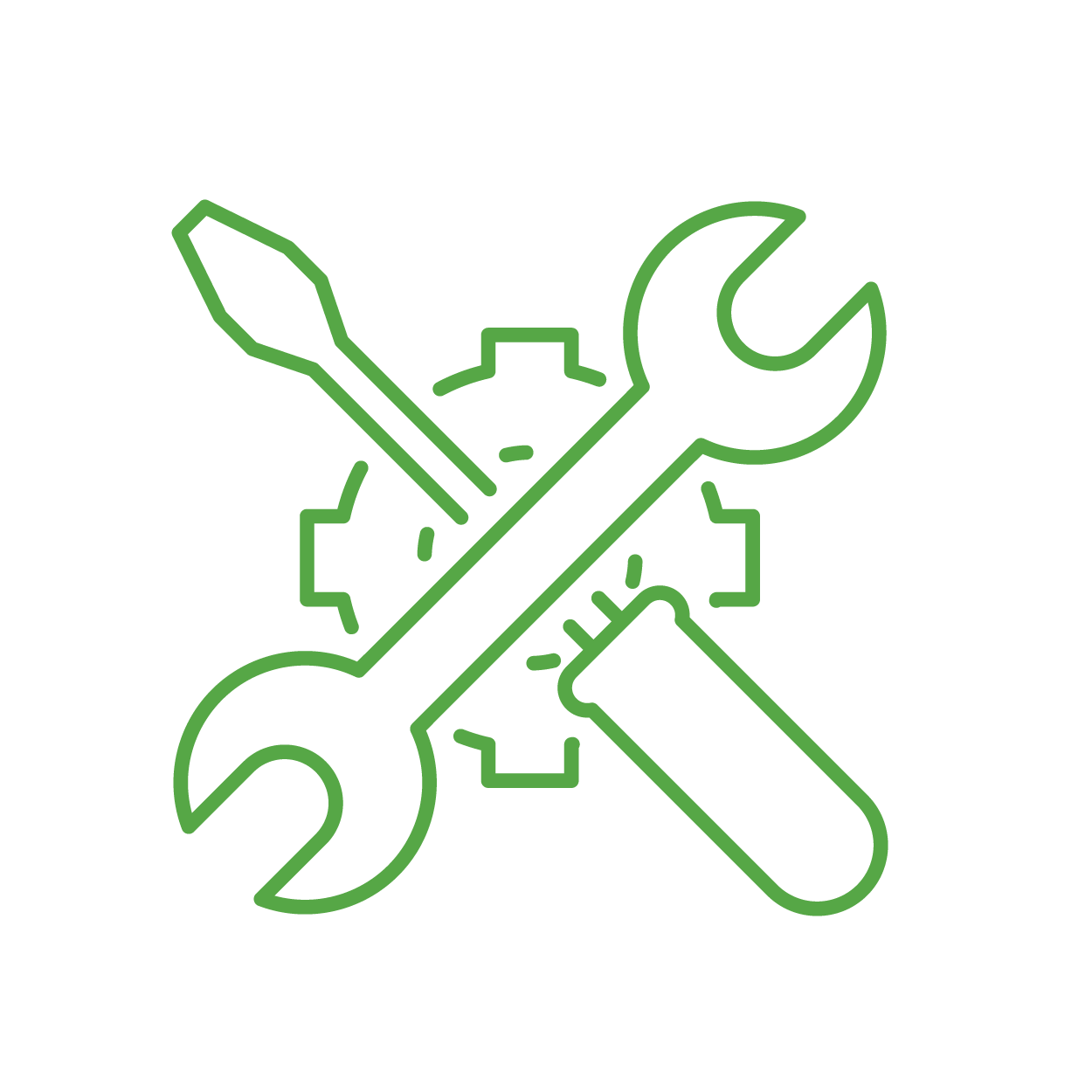 Crossed tools icon