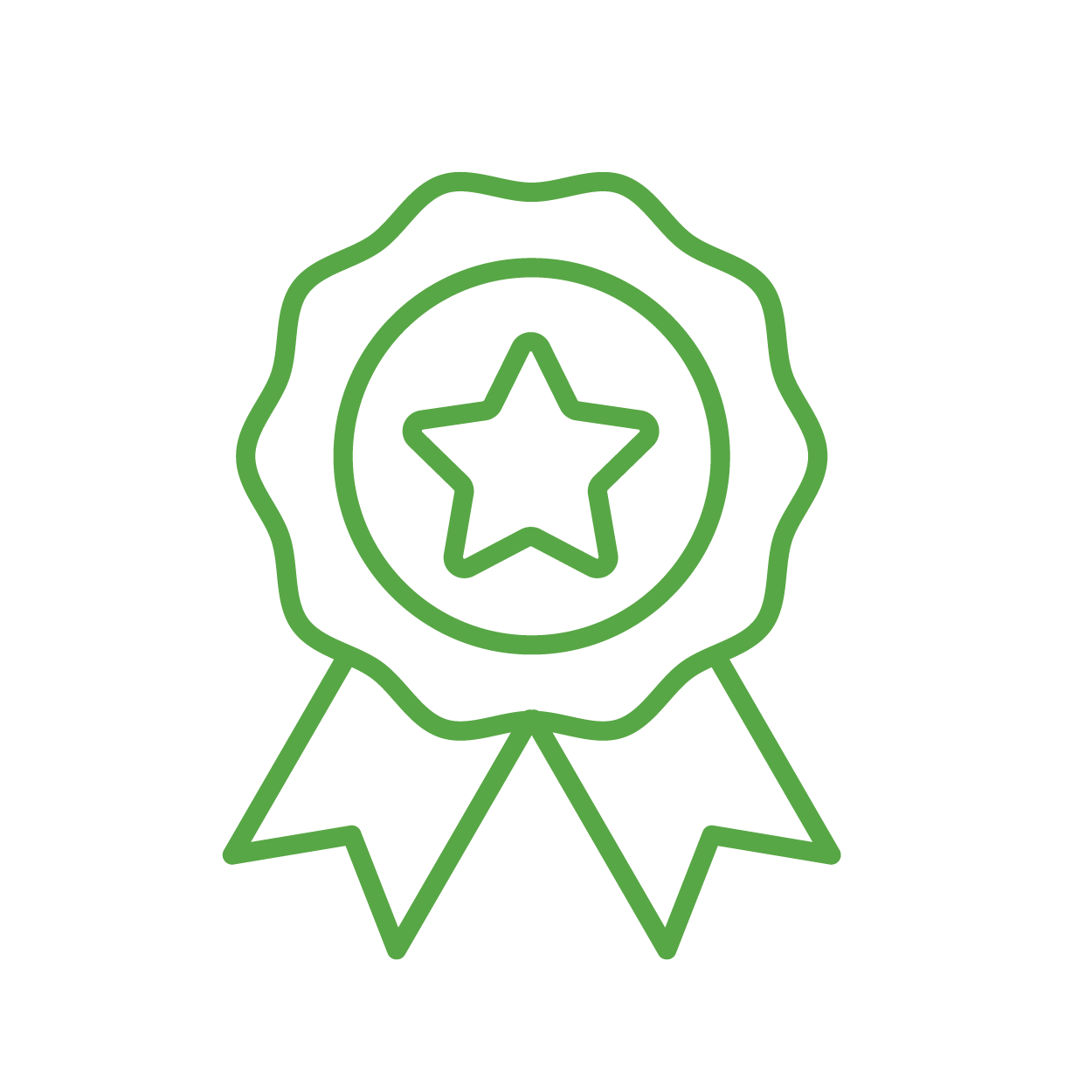 Certification badge icon